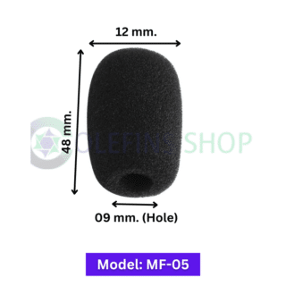 Microphone-foam-cover-black-Model-MF-05