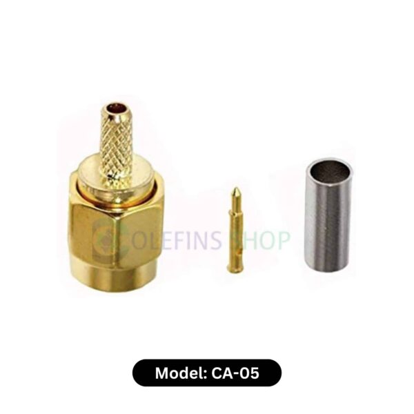 SMA Female to SMA Male with RF Coaxial Adapter